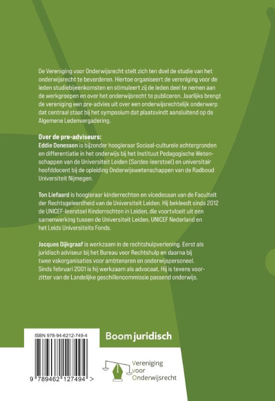 Onderwijskansen en de rechten van het kind achterkant