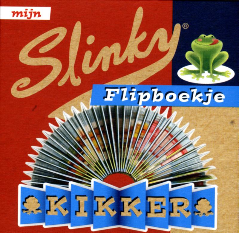 Mijn slinky flipboekje kikker achterkant