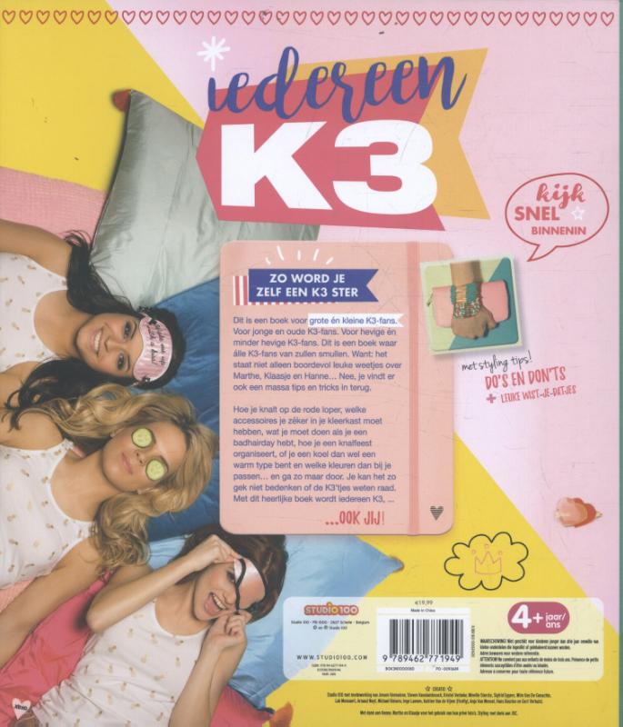 Iedereen K3 / K3 achterkant