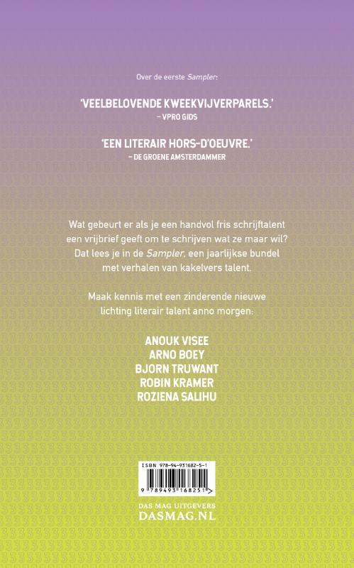 Sampler 2020 achterkant