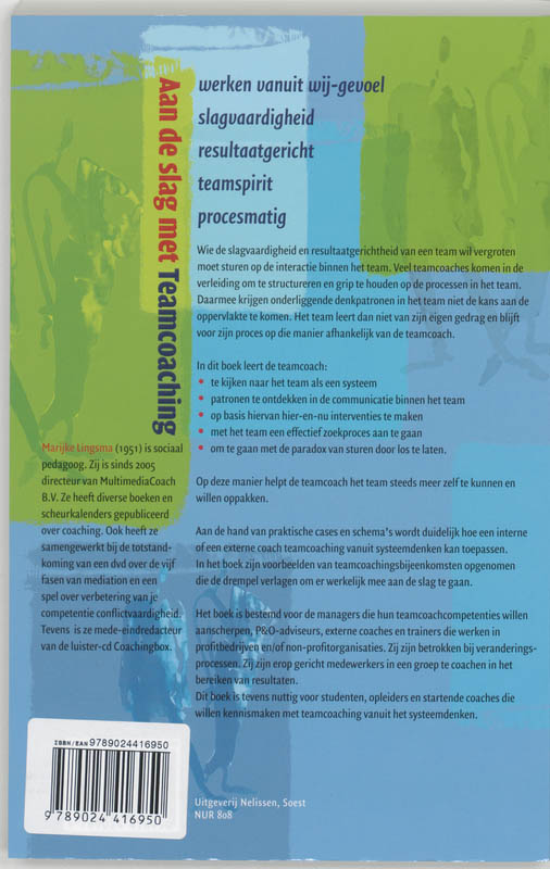 Aan de slag met teamcoaching / PM-reeks / 300 achterkant