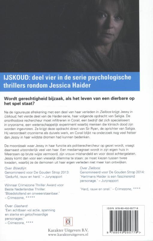 IJskoud / Jessica Haider achterkant