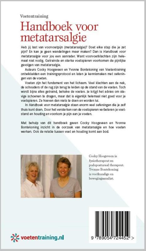 Handboek voor metatarsalgie achterkant