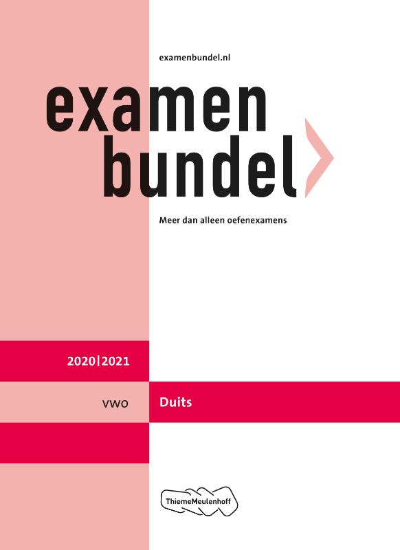 Examenbundel vwo Duits 2020/2021