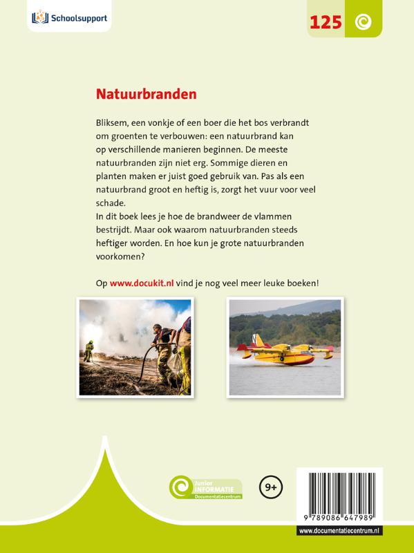Junior Informatie 125 -   Natuurbranden achterkant