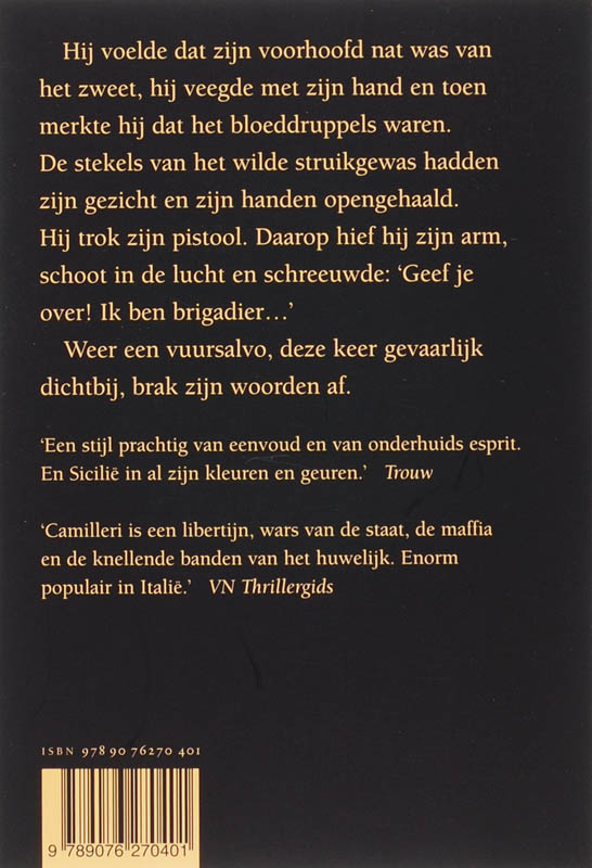 Het medaillon achterkant