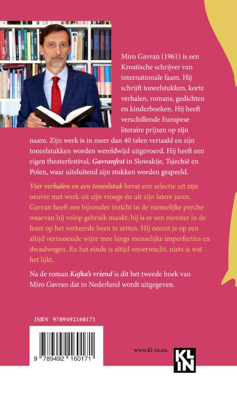 Vier verhalen en een toneelstuk / Kroatische literatuur in Nederland / 16 achterkant