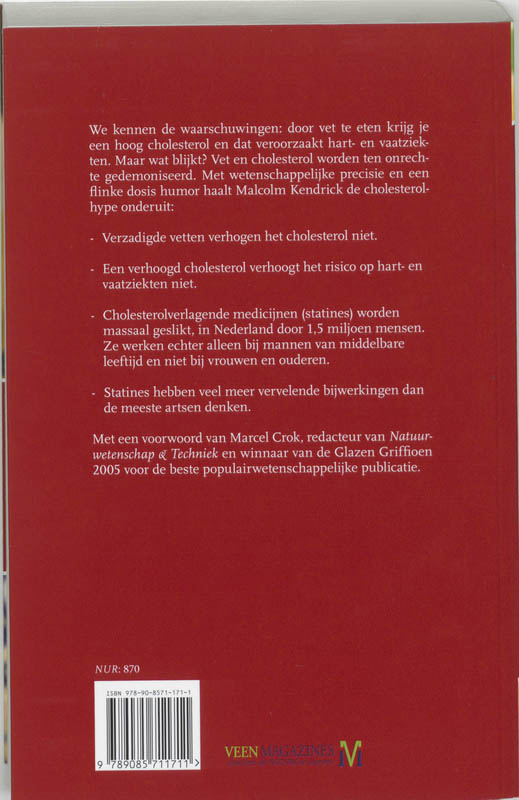 De Cholesterolhype achterkant