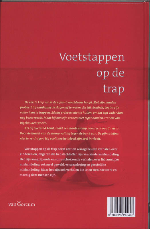 Voetstappen op de trap achterkant