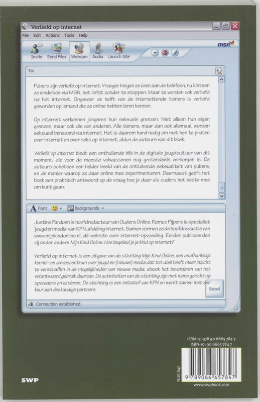 Verliefd op internet achterkant