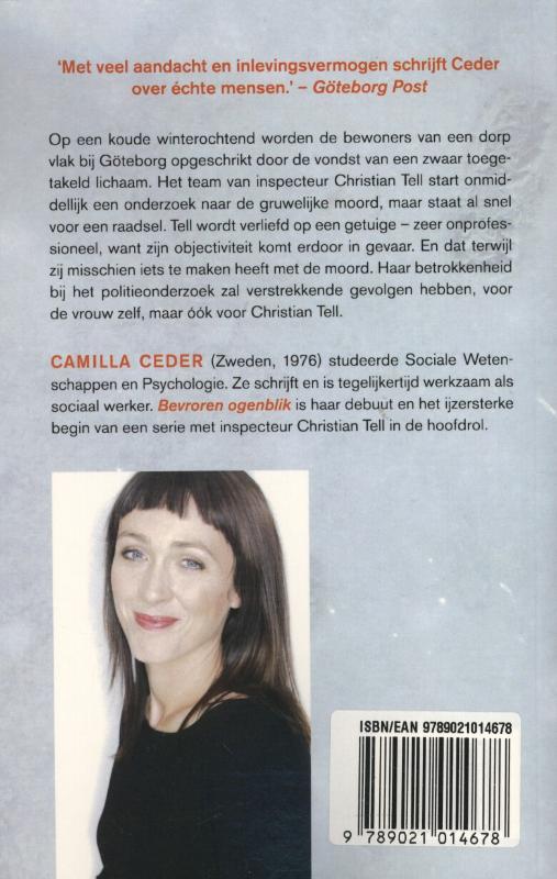 Bevroren ogenblik achterkant