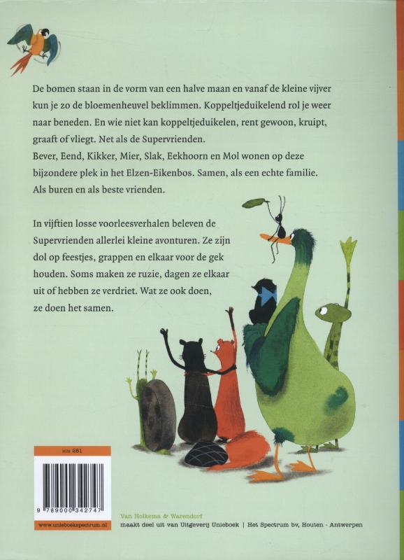 Verhalen uit het Elzen-Eikenbos / Supervrienden achterkant