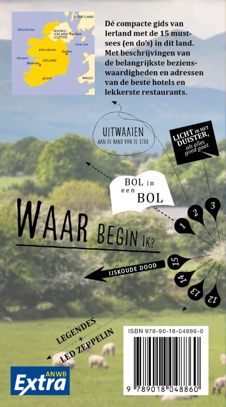 Ierland / ANWB Extra achterkant