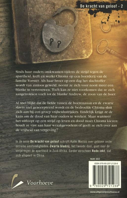 Zwarte bladzij / De kracht van geloof / 2 achterkant