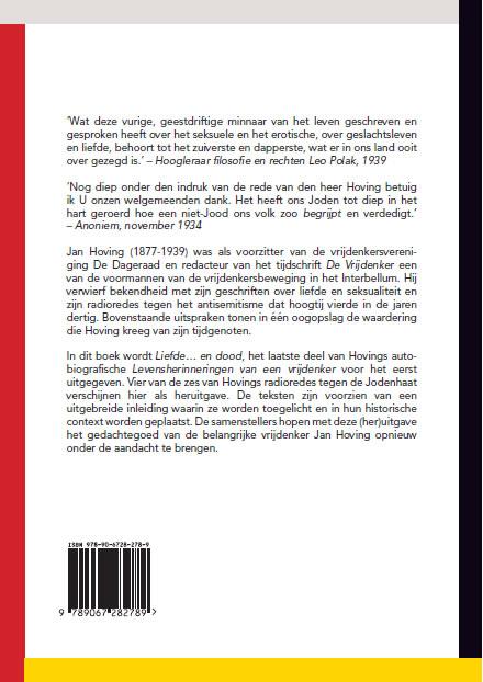 Liefde dood en Jodenhaat / Humanistisch erfgoed / 17 achterkant