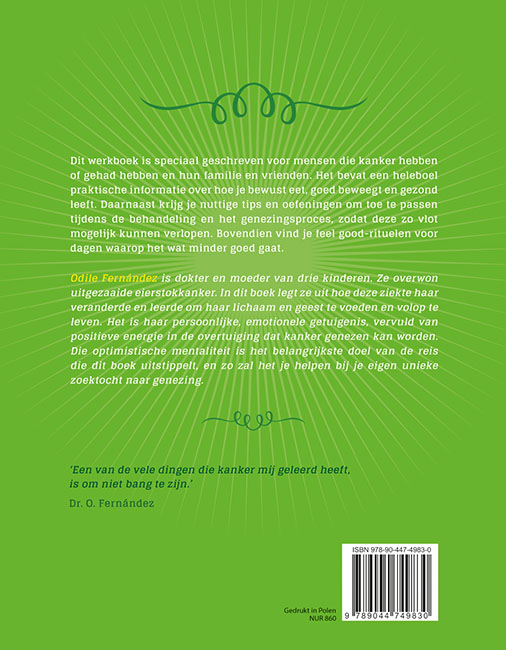 Kanker krijgt me niet klein achterkant