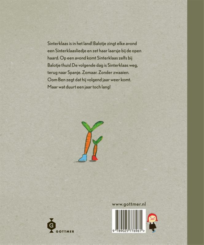 Balotje en Sinterklaas / Balotje achterkant