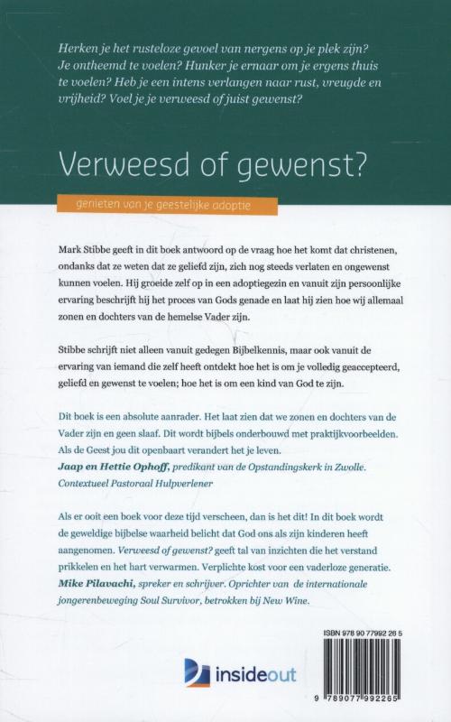 Verweesd of gewenst? achterkant