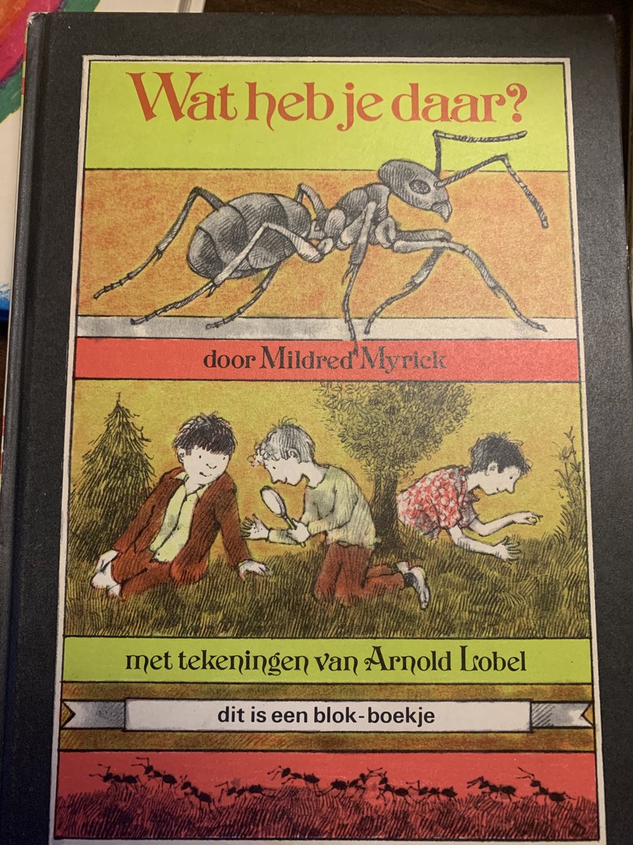 Wat heb je daar ? een blok-boekje