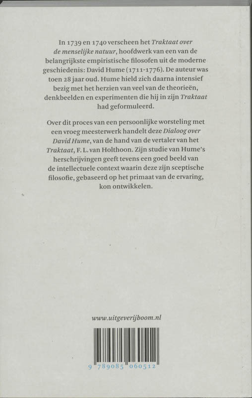 Een Dialoog Over David Hume achterkant