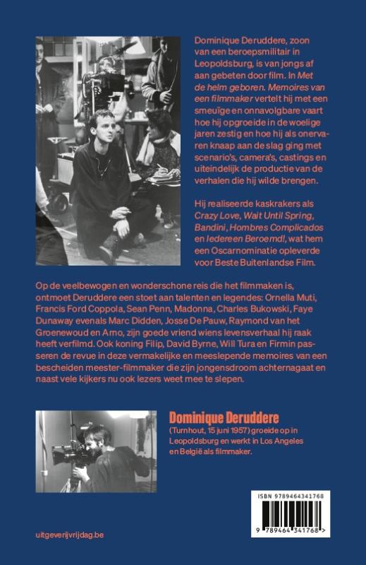 Met de helm geboren achterkant