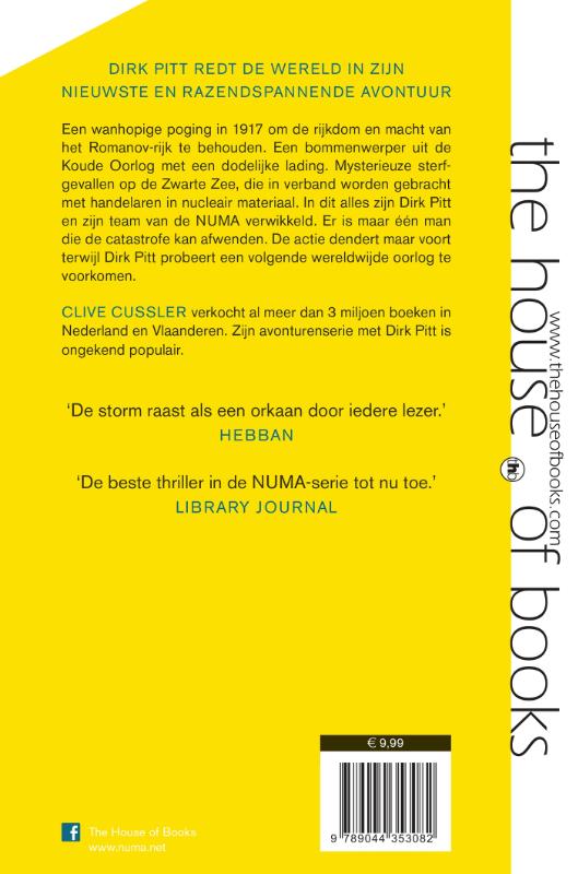 Dood op de Zwarte Zee achterkant