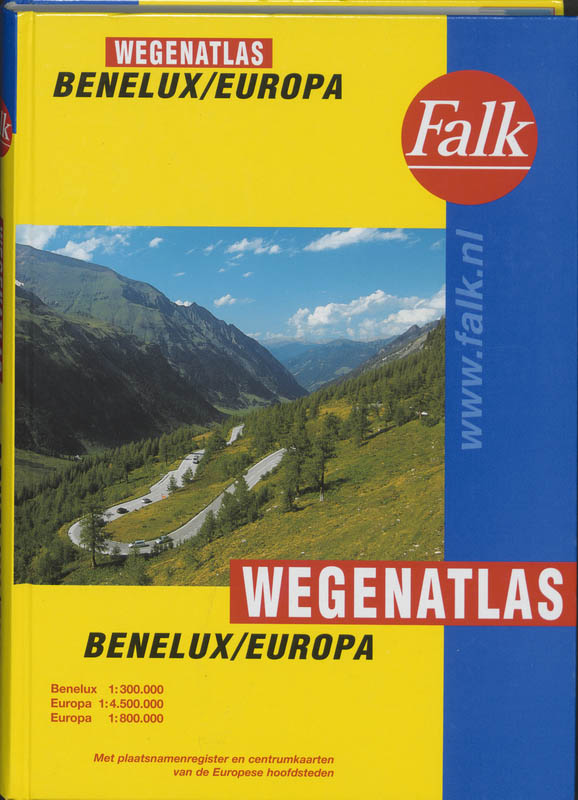 Benelux / Europa wegenatlas