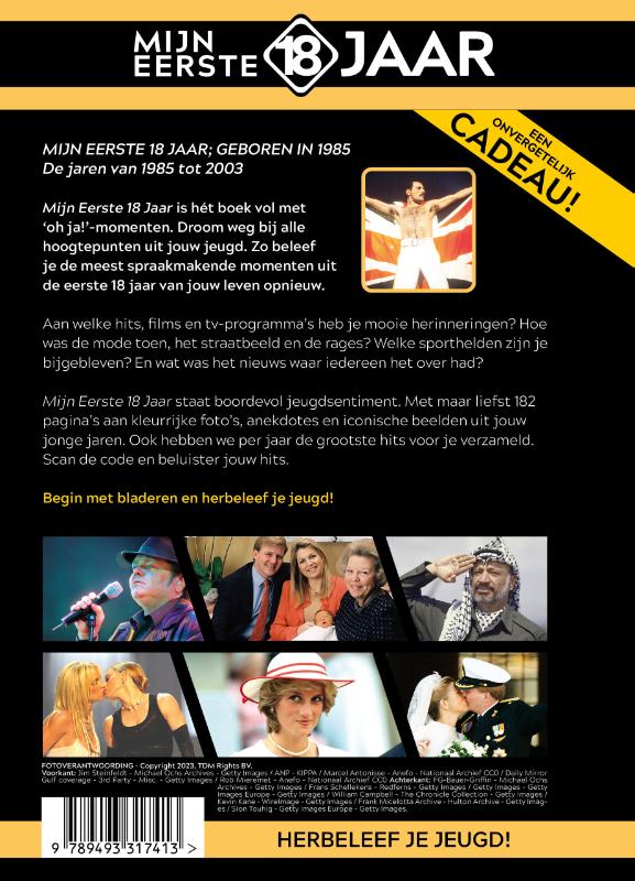 Geboren 1985 / Mijn eerste 18 jaar achterkant