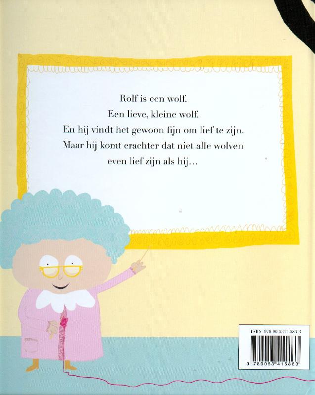 Lieve kleine Rolf achterkant