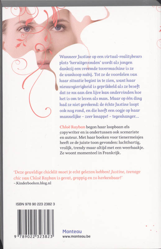 Justine, boy meets girl achterkant