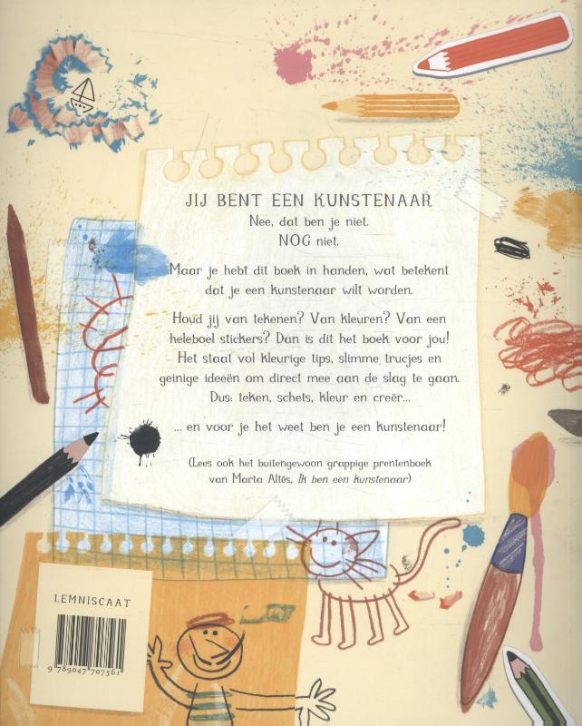 Jij bent een kunstenaar achterkant