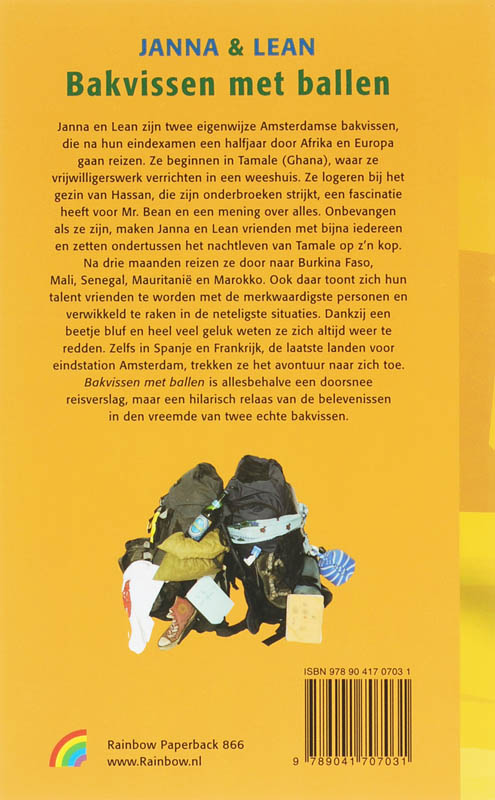 Bakvissen met ballen / Rainbow paperback / 866 achterkant