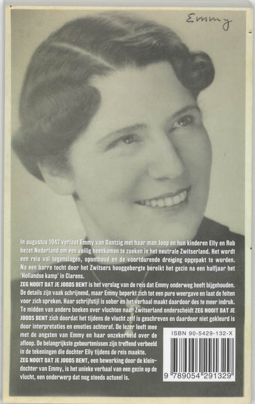 Zeg Nooit Dat Je Joods Bent achterkant