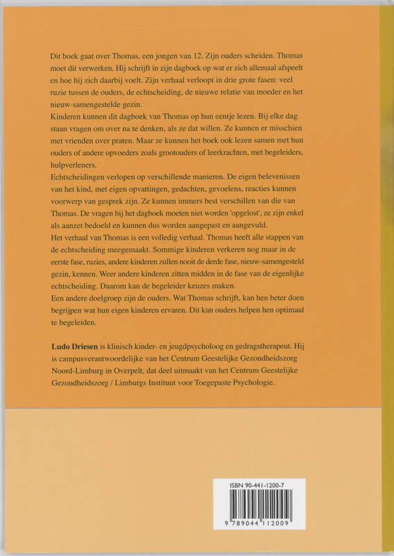 Kinderen en echtscheiding achterkant