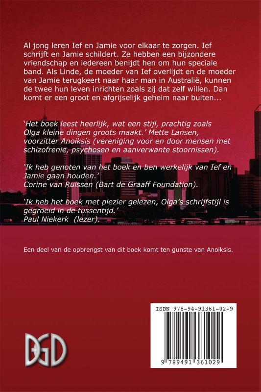 Dansen boven de stad achterkant