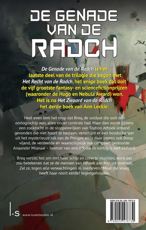 Radch  -   De genade van de Radch achterkant
