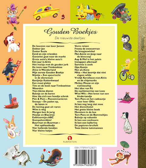 Gouden Boekjes  -   De papieren bruiloft achterkant