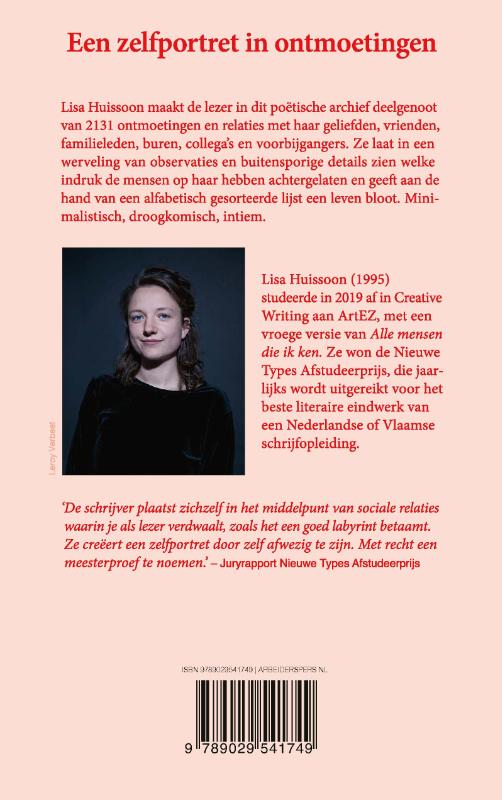 Alle mensen die ik ken achterkant