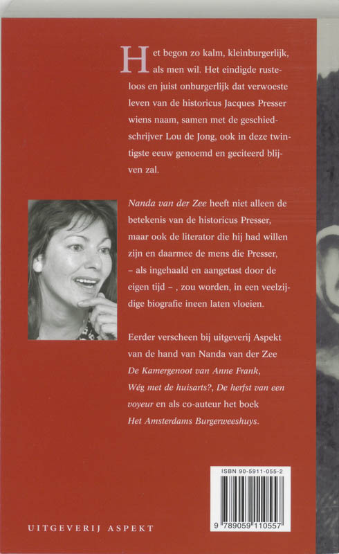 Jacques Presser achterkant