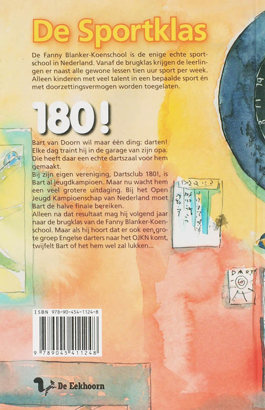 180! darten / De Sportklas / 1 achterkant