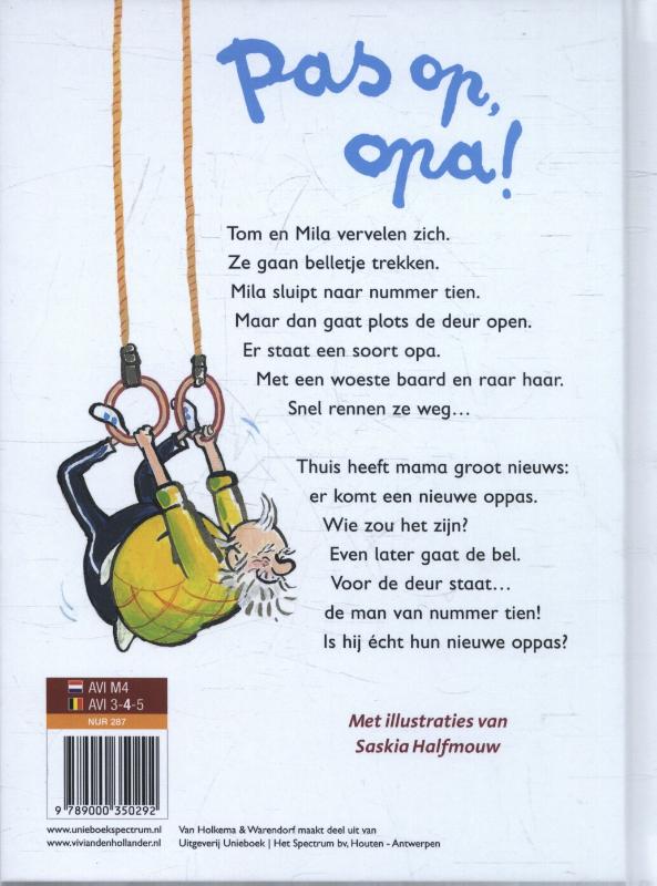 Pas op, opa! AVI M4 achterkant