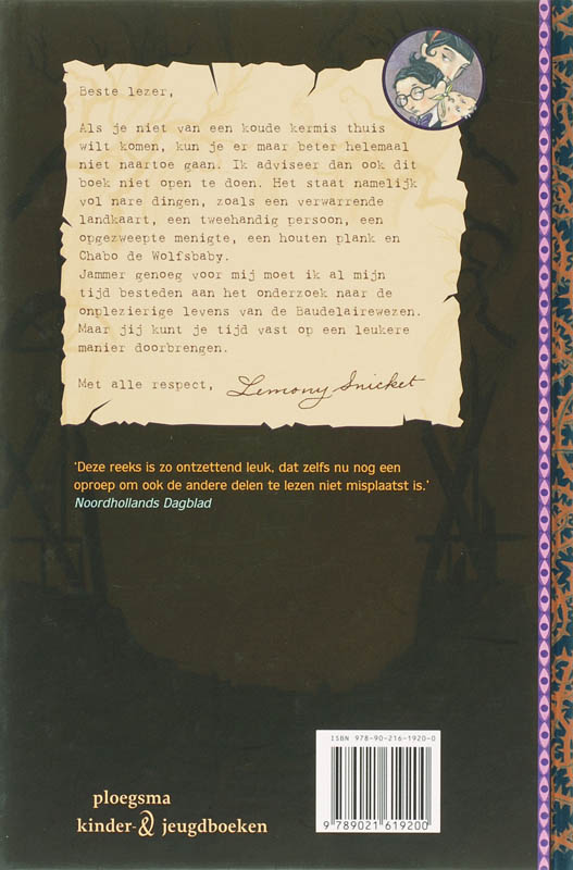 Ellendige Avonturen / 9 De Koude Kermis achterkant