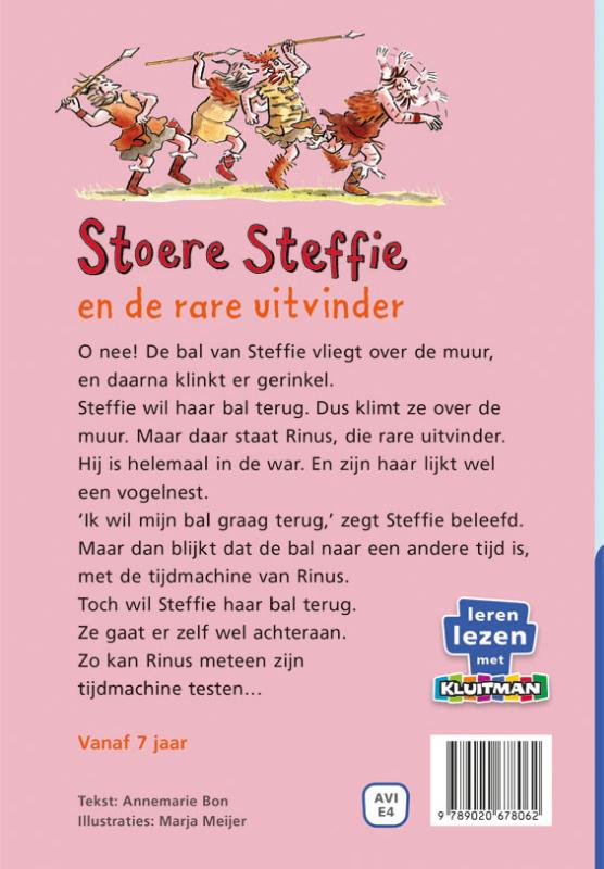 Stoere Steffie en de rare uitvinder / Stoere Steffie achterkant
