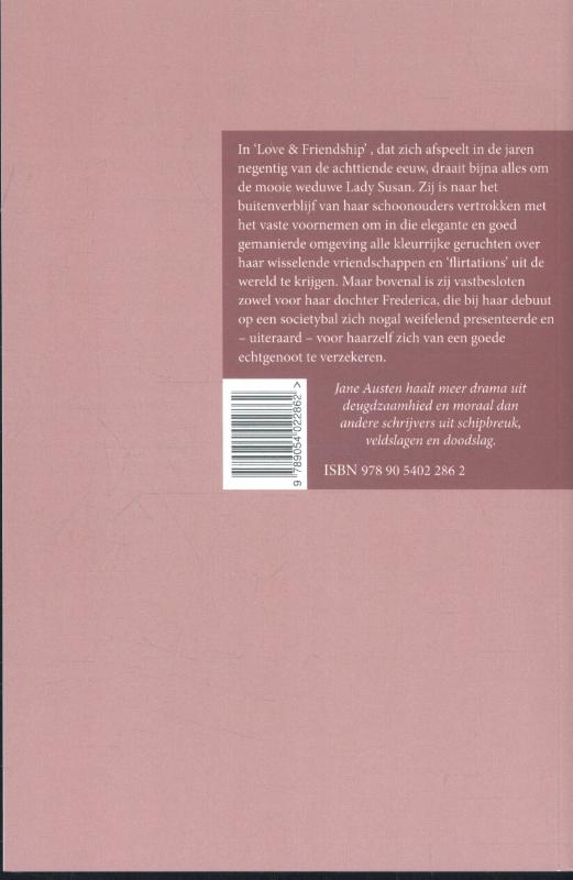 Love & friendship / De collectie achterkant