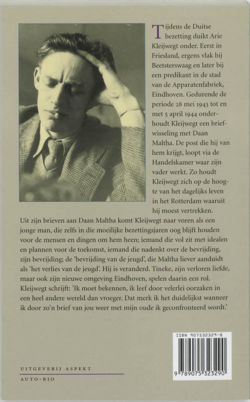 Brieven Aan Daan Maltha achterkant