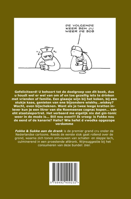 Aan de drank / Fokke & Sukke achterkant