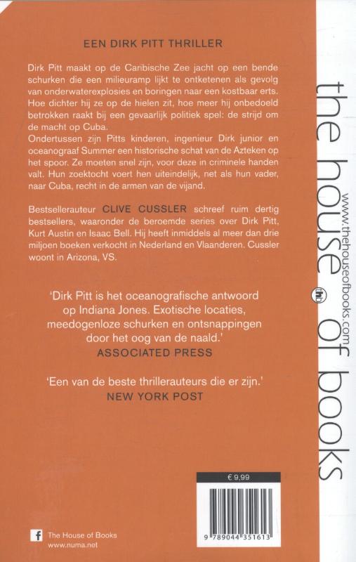 Storm in Havana / Dirk Pitt-avonturen achterkant