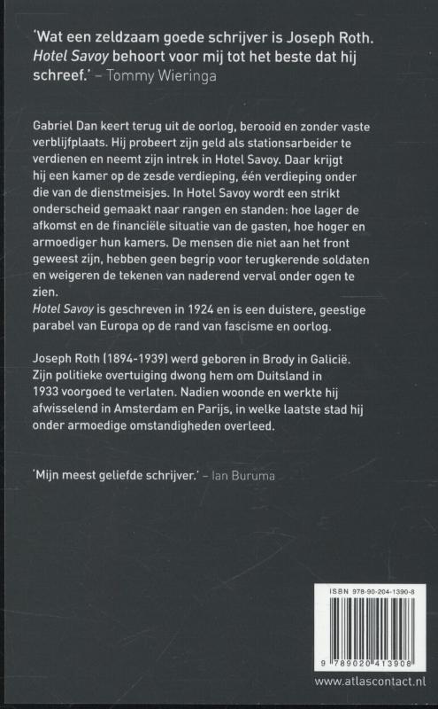 Hotel Savoy / LJ Veen Klassiek achterkant