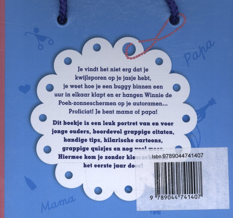 Voor dolgelukkige ouders achterkant