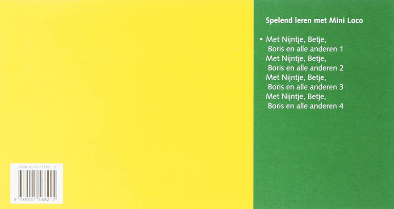 Miniloco 1 met Nijntje, Betje, Boris en alle anderen achterkant